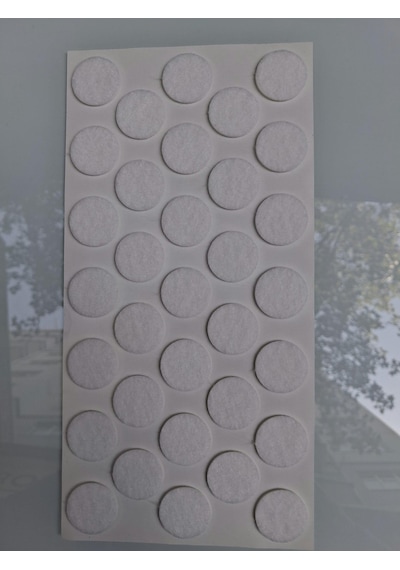 Keçe 90745 Hrd 4 Paket 24 Mm Beyaz Masa Sandalye Koltuk Baza Ayak Çizdirmez Yapışkanlı