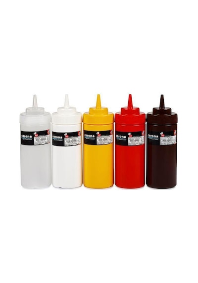 Bora Plastik Hardal Şişe 420 Ml Sarı Bo2102 Diğer