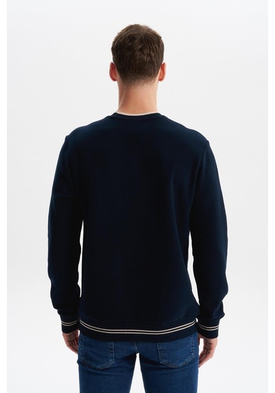 AR-MA Arma Erkek Regular Fit Örme Selanik Sweatshirt %65 Pamuk %35 Polyester, Karbon Fırçalı, Basic Bisiklet Yaka K30124698702 Lacivert AR-MA Arma Erkek Regular Fit Örme Selanik Sweatshirt %65 Pamuk %35 Polyester, Karbon Fırçalı, Basic Bisiklet Yaka K30124698702 Lacivert