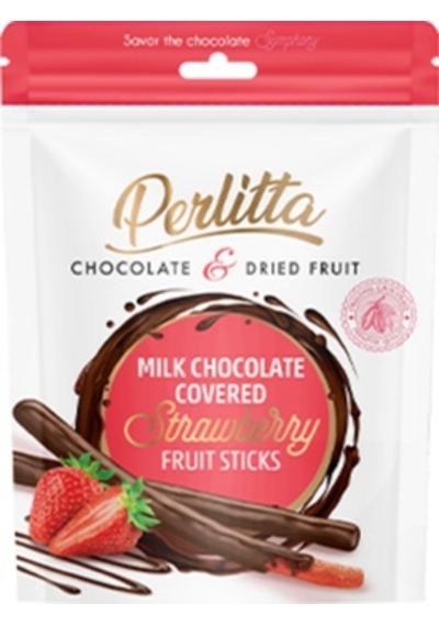 Perlitta Çilekli Sütlü Çikolatalı Stick 70 G