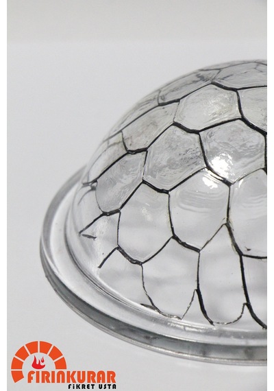 Kara Fırın Aydınlatma Camı Telli