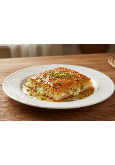 6 Kişilik Kabartma Desen Lisa Pasta Tabağı 21cm Krem Rengi