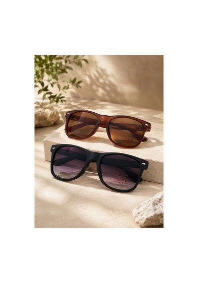 2 Adet Wayfarerr Dikdörtgen Güneş Gözlüğü Uv-400 Korumalı 1 Adet Siyah 1 Adet Kahverengi Siyah-kahve - 887778787 Siyah 2 Adet Wayfarerr Dikdörtgen Güneş Gözlüğü Uv-400 Korumalı 1 Adet Siyah 1 Adet Kahverengi Siyah-kahve - 887778787 Siyah