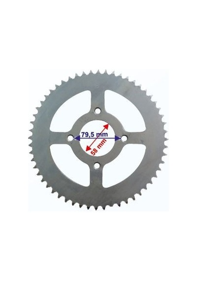 Motosiklet Arka Dişli Cross Ramzey Çelik 150
