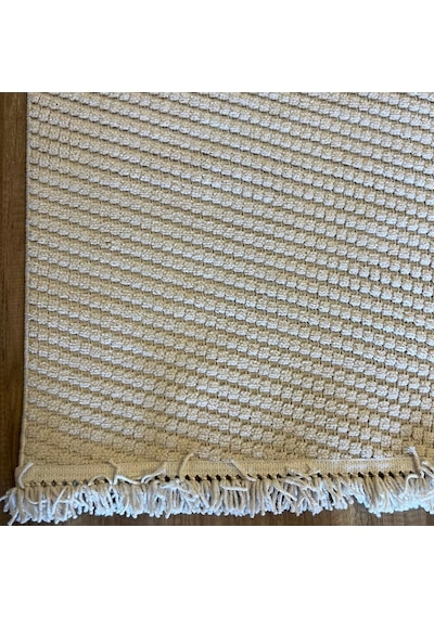 Hoom Rugs Dizayn 1063 Bej Yumuşak Dokulu Desensiz İskandinav Halı Bej