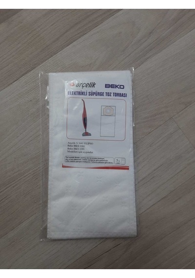 Arçelik Beko Uyumlu Elektrikli Süpürge Toz Torbası 5 Adet