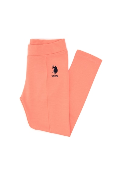 U.s. Polo Assn. Kız Çocuk Somon Tayt 50296923-vr047 Somon