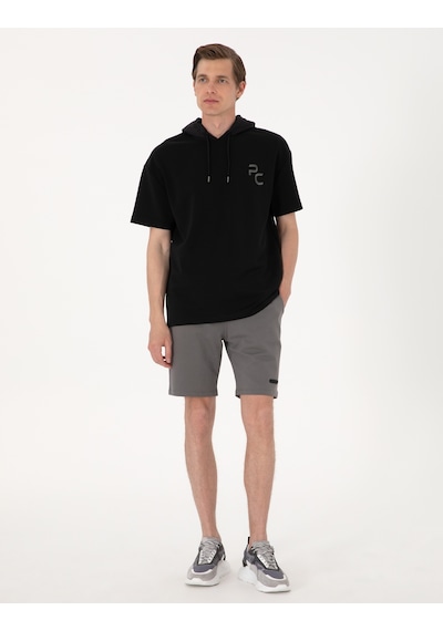 Pierre Cardin Antrasit Regular Fit Örme Şort 50310719-vr006