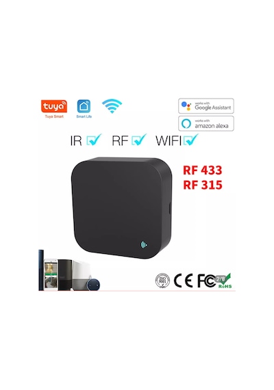 Tuya Akıllı Wifi Destekli+ Rf+Ir+ Uzaktan Kumanda