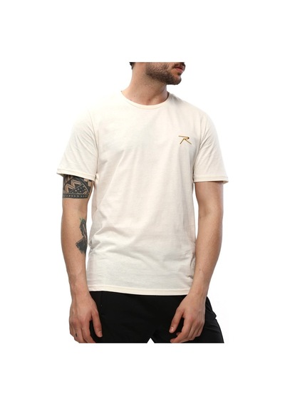 Raru Agnıtıo Erkek Pamuklu Ekru Günlük T-Shirt