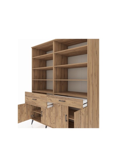 Kronos Gardrop 10 Raflı 2 Çekmeceli 4 Kapaklı 176x59x221 Çam-çam Çam Kronos Gardrop 10 Raflı 2 Çekmeceli 4 Kapaklı 176x59x221 Çam-çam Çam