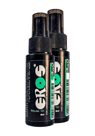 Eros Pro101 60ml 2 Adet Büyük Boy Geciktiricisprey / Erkeklere Özel