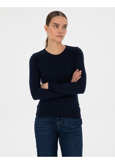 Pierre Cardin Kadın Lacivert Kazak /triko 50315758-vr033 Lacivert