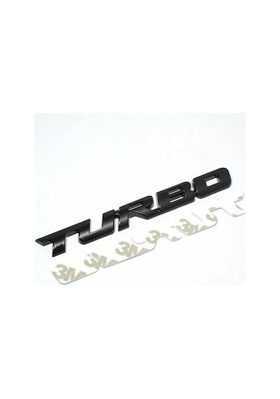 Turbo Piano Black Bagaj Yazısı 3m 3d Abs Citroen C1