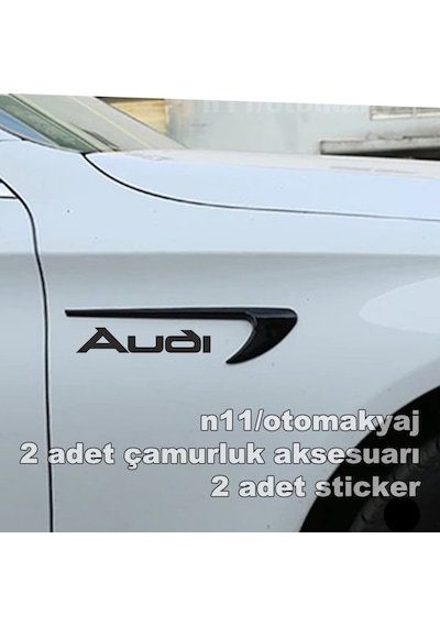 Audi A4 Çamurluk Kapı Uyumlu Aksesuar Ve Markalı Sticker