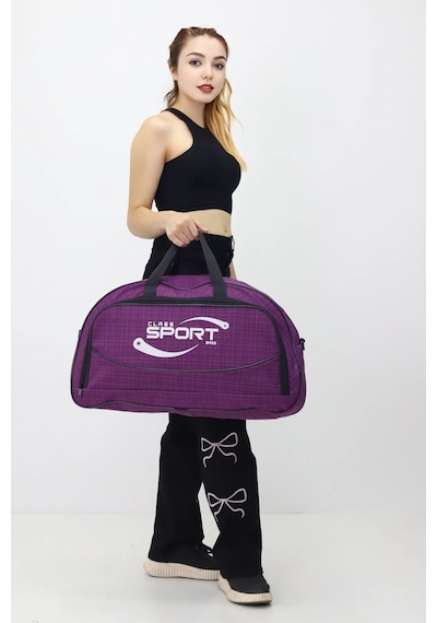 Probag Kabin Boy Hostes Tipi Spor Valiz Seyahat Tatil El Ve Omuz Askılı Günlük Kullanım Ve Kıyafet Çantası Mor