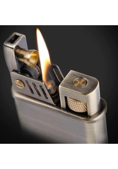 Zorro Sm-549T Benzinli Retro Çakmak Bronz