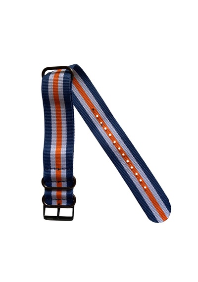 Schulzz Cachrel Casual Renkli Dokuma Kumaş Saat Kordon 24 Mm Çok Renkli