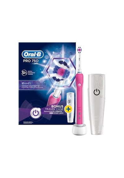 Oral-B Pro 750 CrossAction Elektrikli Diş Fırçası Pembe