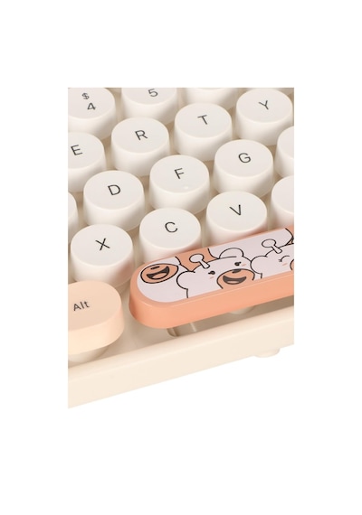 Büro Ev Ofis Bilgisayarı İçin Sevimli Ayıcık Soft Klavye Mouse Seti Diğer