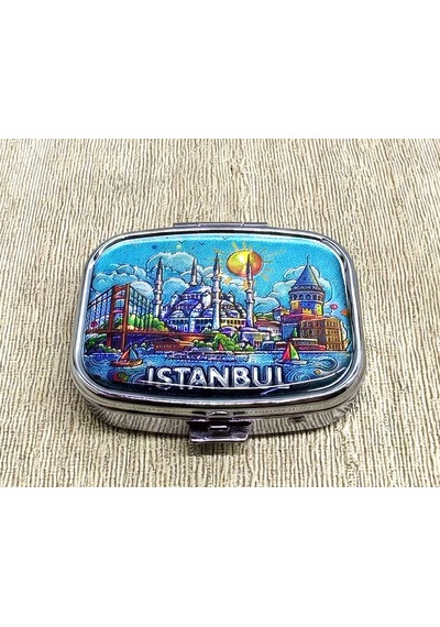 İstanbul Temalı İlaç Kutusu - Model 9