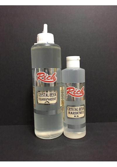 Rich Crystal Resin Epoksi Kristal Reçine 760 Cc Transparan Şeffaf