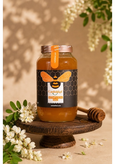 Canbakkal Süzme Çiçek Balı 2 KG – Doğal Aromalı Katkısız Süzme Çiçek Balı