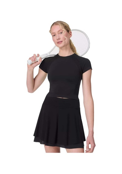 Sweaty Betty Sweaty Betty Racket Power Skort Kadın Siyah Etek Blk Siyah