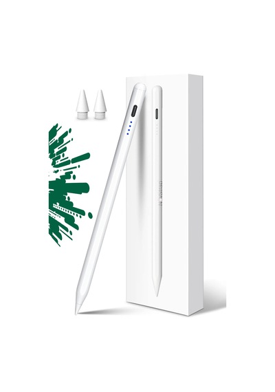 Novstrap Apple Uyumlu iPad Pro 11 M4 İle Dokunmatik Tablet Kalemi Dz900 Gen3 Stylus Pencil Avuç İçi Reddi 2 Adet Yedek Uç