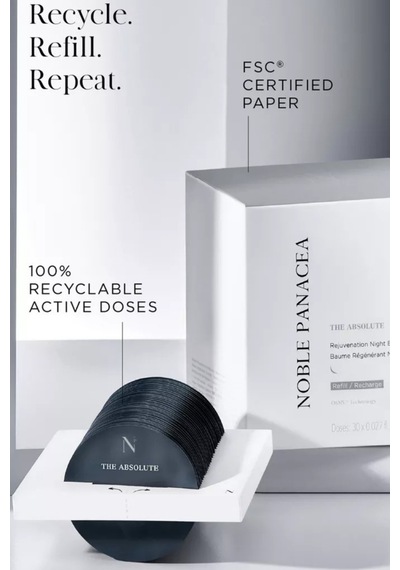 Noble Panacea Rejuvenation Night Balm Gece Bakım Kremi Refill, 30 Günlük Yoğun Onarıcı Ve Yenileyici