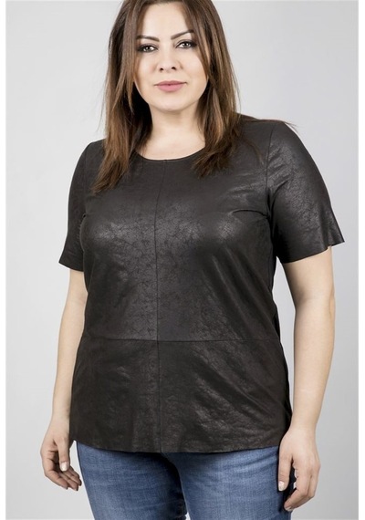 Myline Önü Süet Arkası Penye Tişört