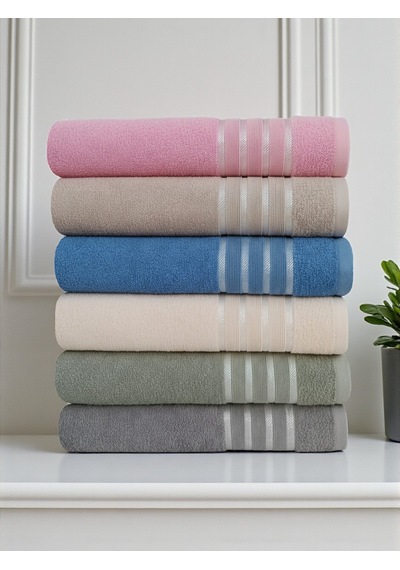 6lı 50x90 Cm El&yüz Havlu Seti Çok Renkli