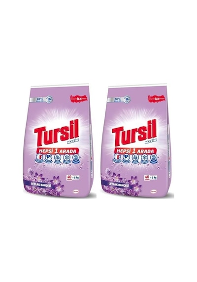 Tursil Leylak Bahçesi Toz Deterjan 6kg 2 Paketi