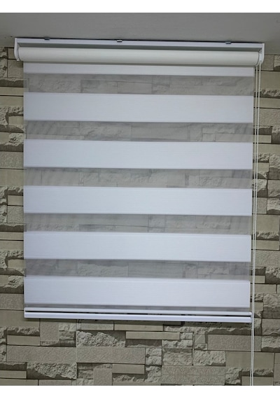 Beyaz Renk Mini Plise Desenli Zebra Stor Perde Tüm Ölçülerde (481204640) Beyaz Renk Mini Plise Desenli Zebra Stor Perde Tüm Ölçülerde (481204640)