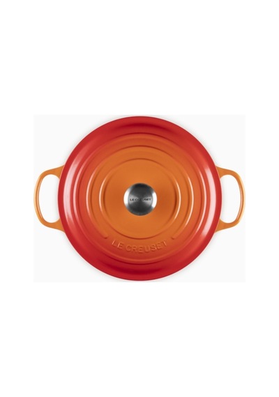Le Creuset Yuvarlak Ikonik Lüks Döküm Tencere 28 Cm Turuncu