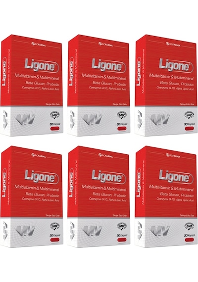 Ligone Beta Glucan 6 x 30 Kapsül
