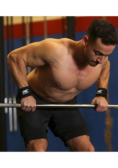 Musclecloth Padded Lifting Straps + Padded Ankle Cuff Seti Siyah