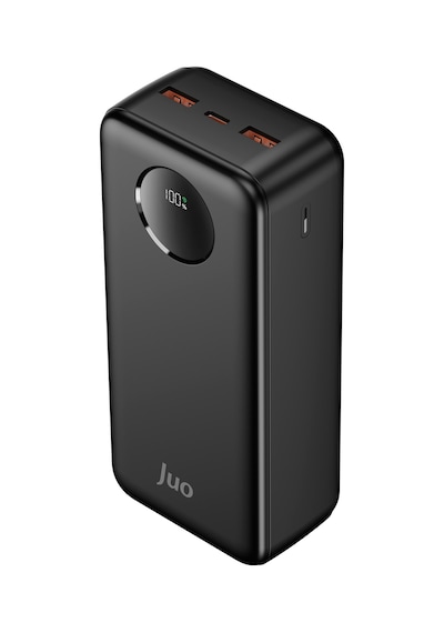 Juo MT03278 30000 mAh 22.5 W Dijital Led Ekranlı Taşınabilir Hızlı Şarj Powerbank Siyah