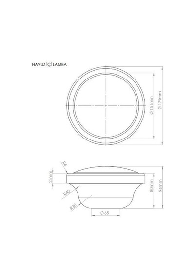 20 Watt Mavi Smd Ledli Havuz Ampulu / Par 56 26183581