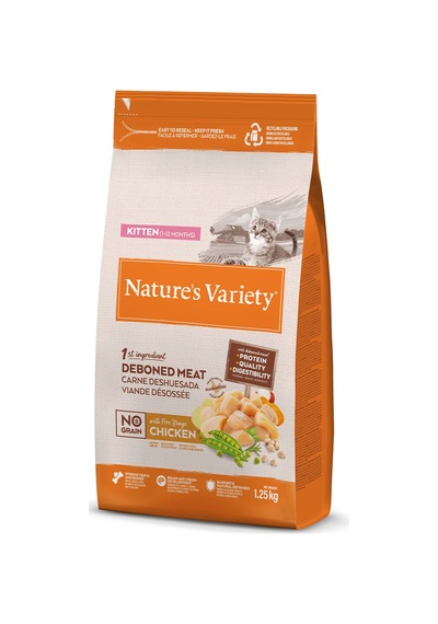 Natures - 592 - Variety Cat No Graın Kıtten Free Range - Shopgpt - Chıcken 1,25kg
