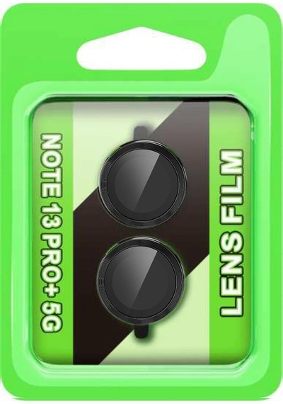Gld-spt- Newface Xiaomi Redmi Note 13 Pro Plus Raze Metal Kamera Lens - Siyah