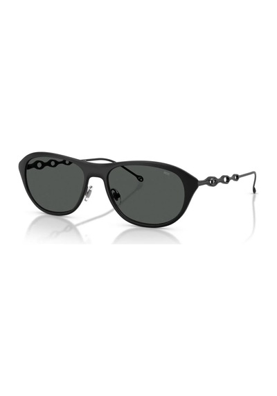 1011 101387 55 Oval Metal Unısex Siyah