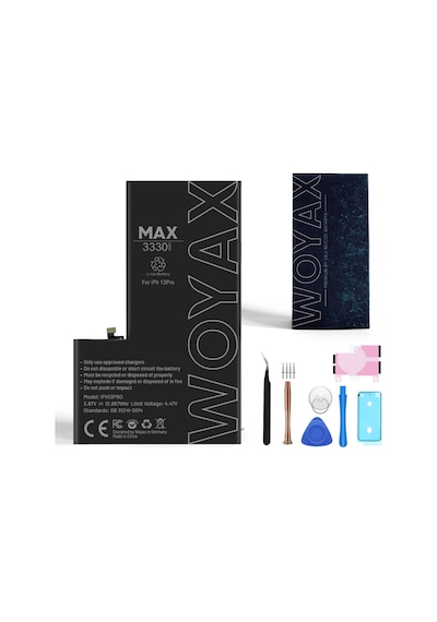 Woyax Apple Uyumlu iPhone 13 Pro  Premium Batarya 3300 Mah Yüksek Kapasite