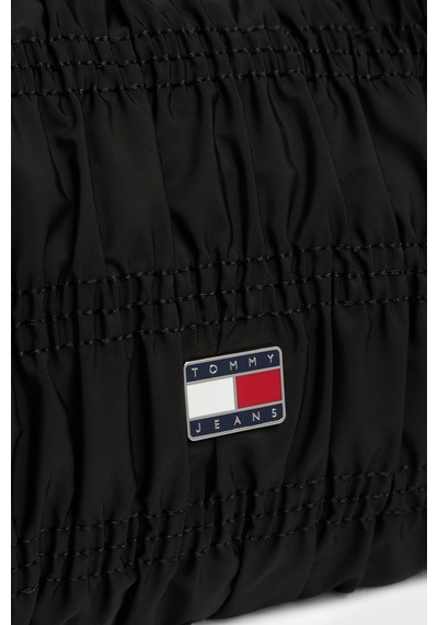 Tommy Jeans Büzgülü Omuz Askılı Çanta Kadın Çanta Aw0aw19074 Bds Siyah