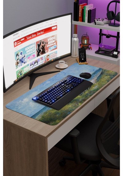 Vinland Saga Anime V3 - 90x40 Xxl Gaming Kauçuk Kaymaz Taban Mouse Pad Fare Altlığı