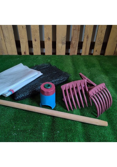 Zeytin Tırmığı + Zeytin Dilme Aparatı + Taşıma Çuvalı + Zeytin Sergeni + Fırça Sapı Zeytin Toplama Tarağı Ve Zeytin Çizme Aleti