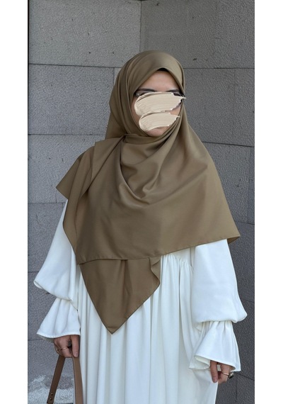 Qalortex Scarf Pamuklu Organik Modal Eşarp-küf Yeşil