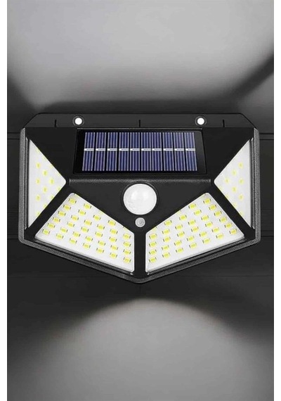 Güneş Enerjili Bahçe Aydınlatma Lambası Solar 100 Led Lamba 79484502