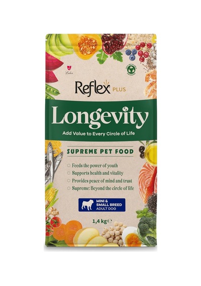 Plus Longevity Mini Ve Küçük Irk Yetişkin Köpek Maması 1400g