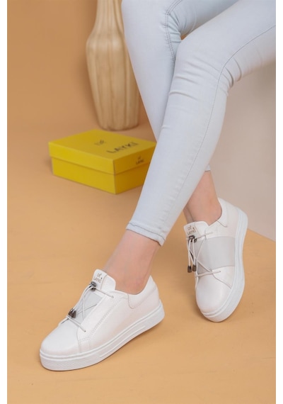 Alvaro Beyaz Renkli Sneaker-beyaz Beyaz